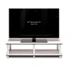 Furinno Just No Tools Wide Tv Stand, White Finish W/white Tube