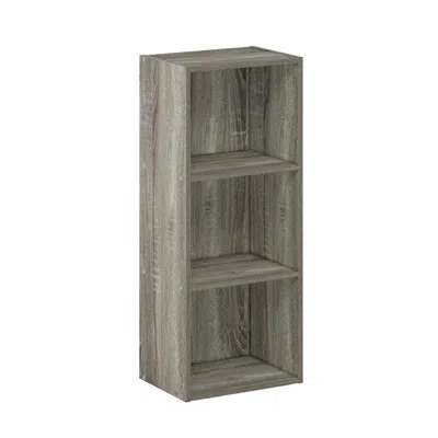 Furinno Luder 3-tier Open Shelf Bookcase, French Oak