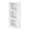 Furinno Luder 3-tier Open Shelf Bookcase, White