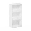 Furinno Luder 3-tier Open Shelf Bookcase, White