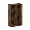 Furinno Luder 5-cube No Tool Assembly Open Shelf, Amber Pine