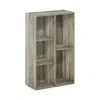 Furinno Luder 5-cube Reversible Open Shelf, French Oak