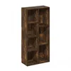 Furinno Luder 7-cube Reversible Open Shelf, Amber Pine