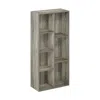 Furinno Luder 7-cube Reversible Open Shelf, French Oak