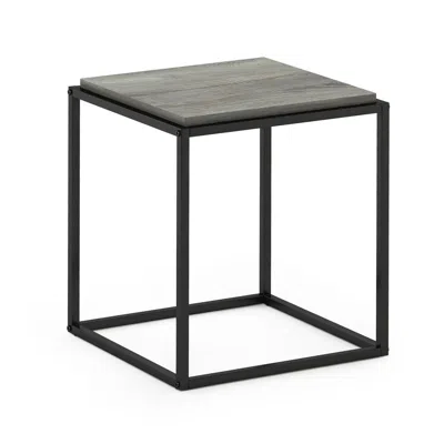 Furinno Moretti Modern Lifestyle Stackable Shelf, 1-tier, French Oak Grey In Gray