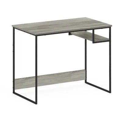 Furinno Moretti Modern Lifestyle Study Desk, 35, French Oak Grey In Gold