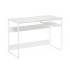Furinno Moretti Modern Lifestyle Study Desk, 45, Solid White/white