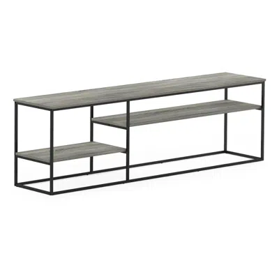 Furinno Moretti Modern Lifestyle Tv Stand For Tv Up To 78 Inch, French Oak Grey