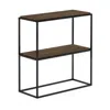 Furinno Moretti Modern Lifestyle Wide Stackable Shelf, 2-tier, Columbia Walnut