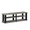 Furinno Nelly Entertainment Center Tv Stand, French Oak/black