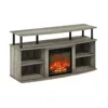 Furinno Open Shelving Storage Fireplace Entertainment Center For Tv Up To 55 Inch