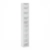 Furinno Pasir 10-tier Open Shelf Bookcase, White