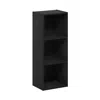 Furinno Pasir 3-tier No Tool Assembly Open Shelf Bookcase, Blackwood