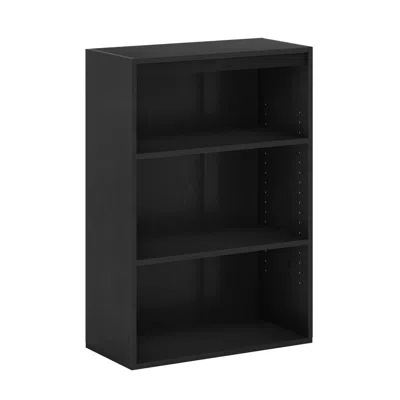 Furinno Pasir 3-tier Open Shelf, Blackwood