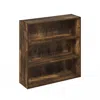 Furinno Pasir 3-tier Open Shelf Bookcase, Bookshelf, 31.5 Inch Wide, Amber Pine