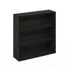 Furinno Pasir 3-tier Open Shelf Bookcase, Bookshelf, 31.5 Inch Wide, Espresso