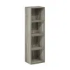 Furinno Pasir 4-tier Open Shelf Bookcase, French Oak