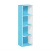 FURINNO PASIR 4-TIER OPEN SHELF BOOKCASE, WHITE
