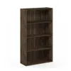 Furinno Pasir 4 Tier Open Shelf, Columbia Walnut