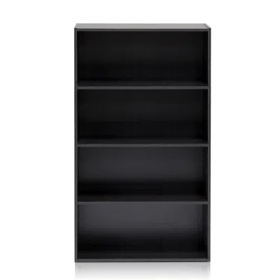 Furinno Pasir 4-tier Open Shelf, Espresso