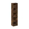 Furinno Pasir 5-tier Open Shelf Bookcase, Amber Pine In Brown