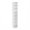 Furinno Pasir 8-tier Open Shelf Bookcase, White
