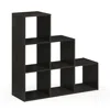Furinno Pelli Cubic Storage Cabinet, 3-2-1, Espresso, 17070ex