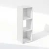 Furinno Pelli Cubic Storage Cabinet, Bookcase, Bookshelf, 3-cube, White