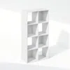 Furinno Pelli Cubic Storage Cabinet, Bookcase, Bookshelf, 8-cube, White