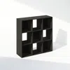 Furinno Pelli Cubic Storage Cabinet, Bookcase, Bookshelf, 9-cube, Espresso