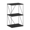 Furinno Rata 3-tier Industrial Multipurpose Flat Base Shelf Display Rack