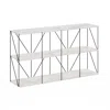 Furinno Rata 4 X 2 Industrial Multipurpose Flat Base Shelf Display Rack