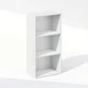 Furinno Reed 3-tier Open Shelf Multipurpose Closet & Clothing Storage, Storage Organizer In White