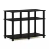Furinno Romain Turn-n-tube Tv Stand For Tv Up To 40 Inch, Espresso/black