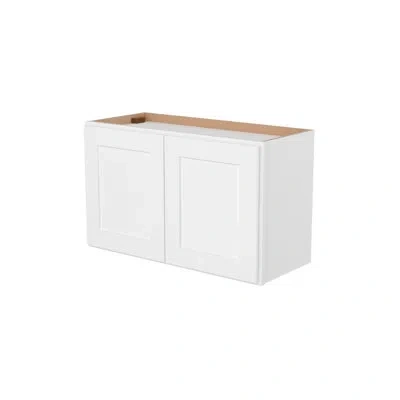 Furinno Shaker Wall Kitchen Cabinet, Ready To Assemble, 12 D X 9 W X 42 H, White In Painted