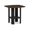 Furinno Simple Design End/sidetable, Columbia Walnut/black