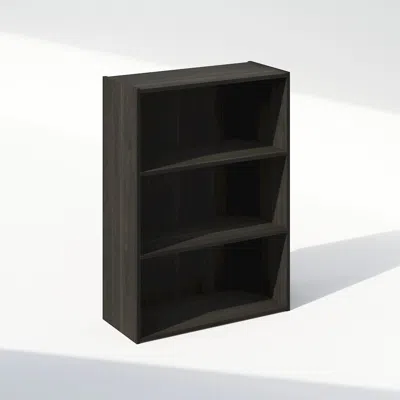 Furinno Simple Open Shelf, Bookcases, 3-tier, Espresso