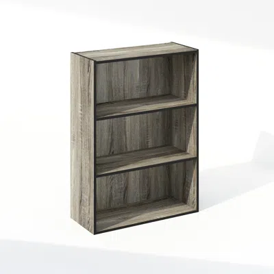 Furinno Simple Open Shelf, Bookcases, 3-tier, French Oak