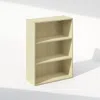 Furinno Simple Open Shelf, Bookcases, 3-tier, Steam Beech
