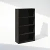 Furinno Simple Open Shelf, Bookcases, 4-tier, Espresso