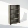 Furinno Simple Open Shelf, Bookcases, 4-tier, French Oak