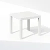 Furinno Simple Square Coffee Table, Side Table, White In White