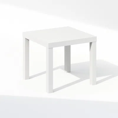 Furinno Simple Square Coffee Table, Side Table, White