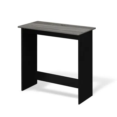 Furinno Simplistic Study Table, French Oak Grey/black, 14035gyw