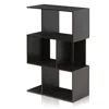 Furinno Simply Modern Open 3-tier Open Book Shelf, Espresso