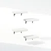 Furinno Tanna 15-inch Wall Mounted Bathroom Floating Display Shelves, Set Of 4 In White