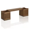 Furinno Tioman Hardwood Planter Box In Teak Oil
