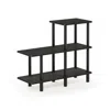 Furinno Turn-n-tube 3-tier Cube Ladder Shelf, Espresso/black