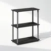 Furinno Turn-n-tube 3-tier Multipurpose Compact Display Rack, Shelving Unit, Bookcase