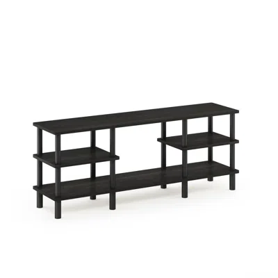 Furinno Turn-n-tube 3-tier Multipurpose Wide Shelf, Espresso/black